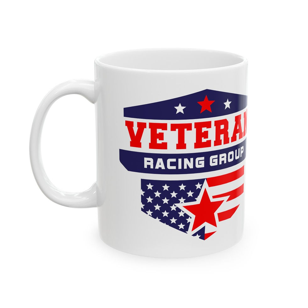Thumbnail: Ceramic Mug, 11oz Classic Veteran Racing Group Logo