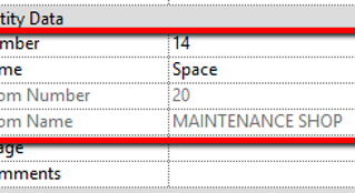 Sync Room/Space Name and Numbers
