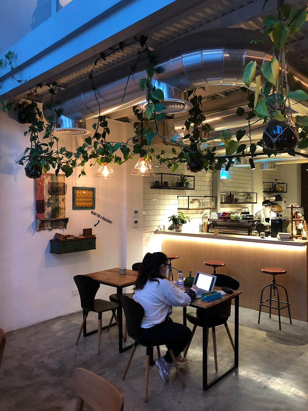 Coffee bar area