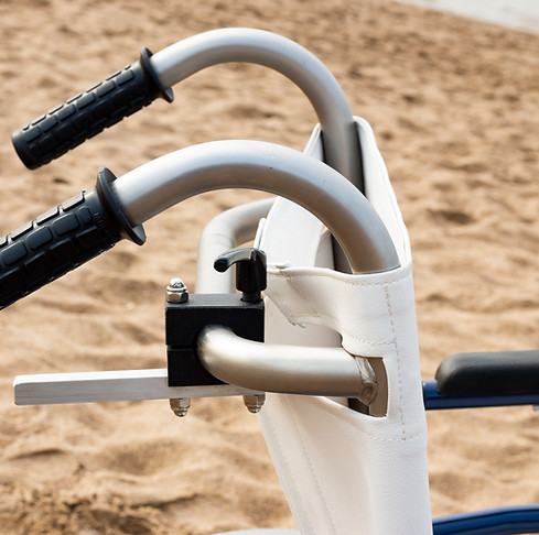 elektrische strandrolstoel