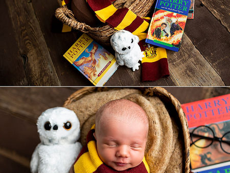 Harry Potter Newborn Photography