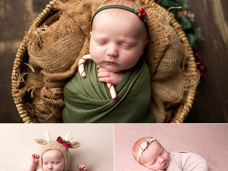 Baby Zoey in some Christmas themed setups :)