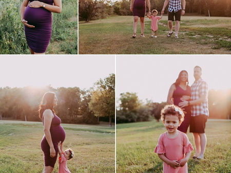 Purple Maternity Momma