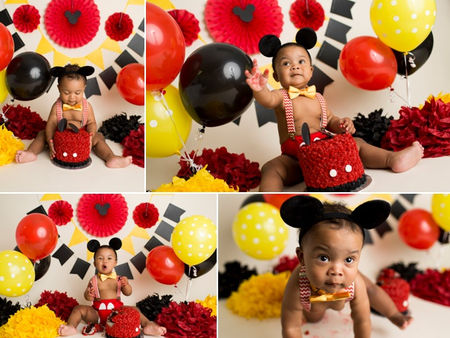 Mickey Mouse Cake Smash