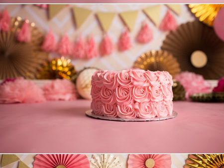 Cake Smash Set Up! Cake by The Cakery