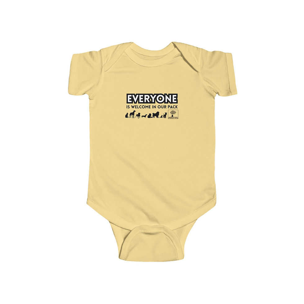 Thumbnail: Everyone's Welcome Infant, Cute Baby Outfit, Animal Lovers Gift, Unisex Baby