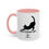 Thumbnail: Whimsical Cat Mug, Funny Cat Gift, Bottoms Up Coffee Cup, Cat Mom Gift Idea