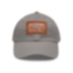 Thumbnail: Zero Judgement Dad Hat with Leather Patch, Casual Cap, Gift for Dad, Outdoor Hat