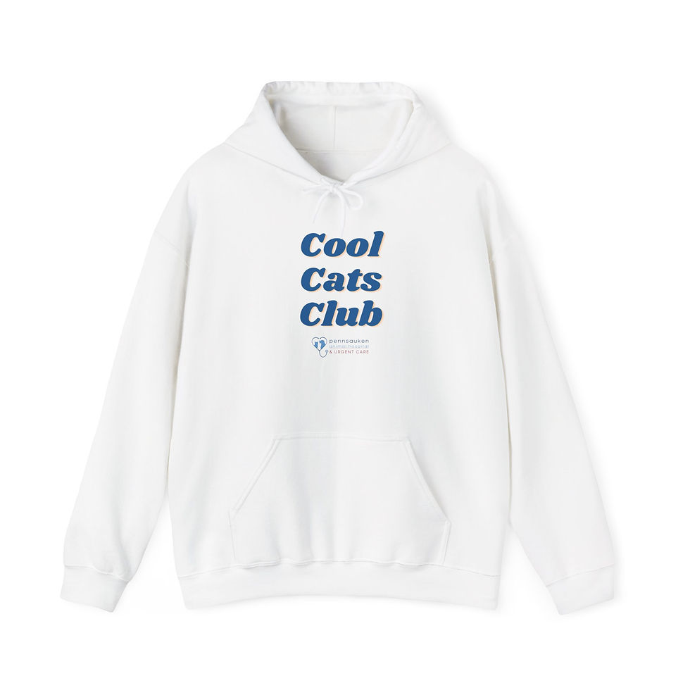 Cool Cats Club Unisex Hoodie | Cozy Sweatshirt for Cat Lovers 
