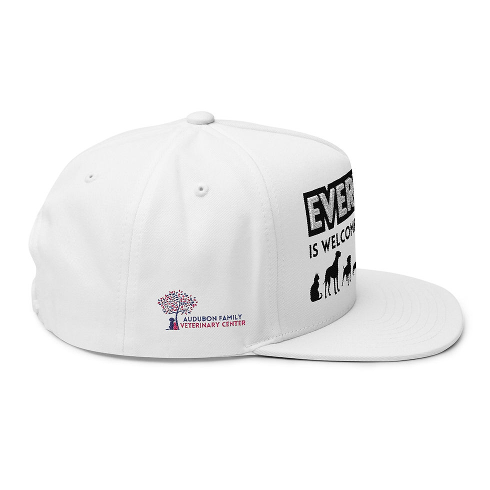 Thumbnail: Welcome in Our Pack Flat Bill Cap, Embroidered, Adjustable Cap 