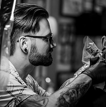 Adam Fenner tattoo artist at Linden Street tattoo company in fort collins colorado