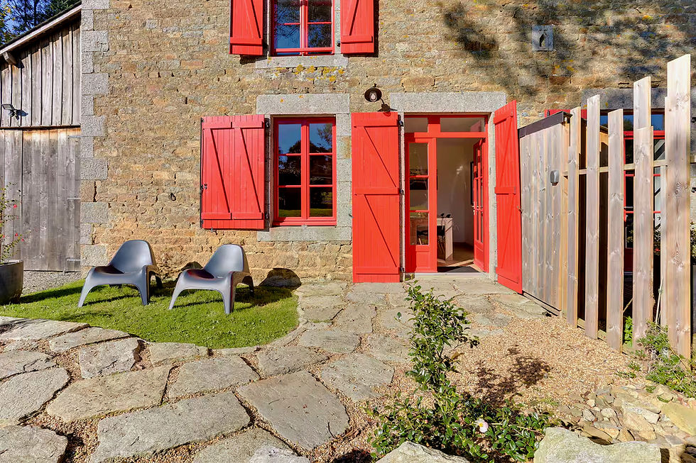 photo de la facade du gîte tribord