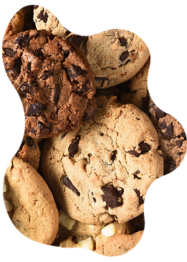 Rosca (açucarada, canela e açúcar, macã, canela e açúcar ou coco), Rocambole (goiabada ou doce de leite), Cookie (chocolate branco ou chocolate ao leite), Sonho (creme, doce de leite ou goiabada), Sonho Mini (creme, doce de leite ou goiabada)