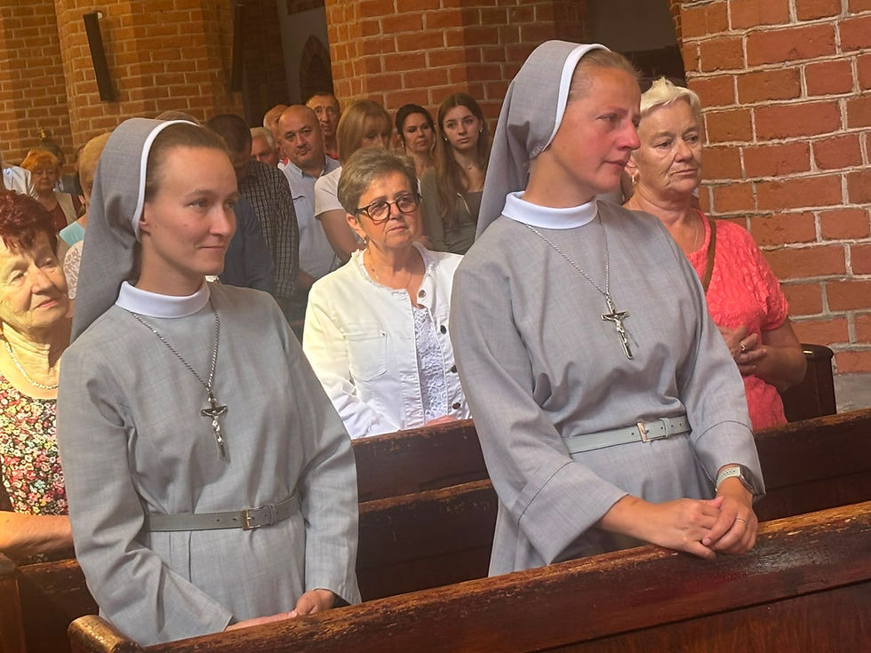 9 sierpnia - Podziękowanie za pracę w parafii siostrom Joannie i Anecie