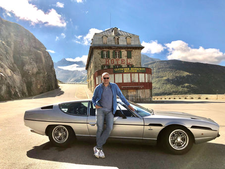 Constantin Weisz and a Lamborghini Espada. A truly masterful combination.