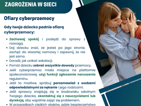 #Dzieckowsieci - Zagrożenia w sieci - Ofiary cyberprzemocy
