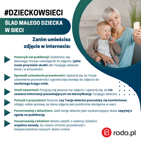#Dzieckowsieci – Ślad małego dziecka w sieci – zanim umieścisz zdjęcie w sieci
