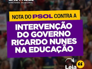 PSOL denuncia Ricardo Nunes por afastar 25 diretores da rede municipal de SP