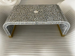 Mother of Pearl Inlay Waterfall Coffee Table Grey Color in Luni, Jodhpur