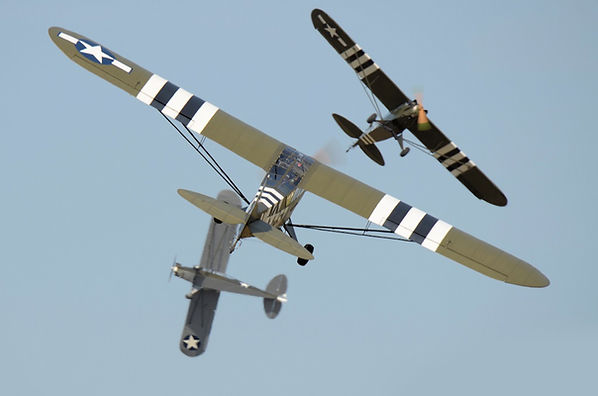L-4H Cub 'Grasshopper' G-AKAZ at Duxford 'Flying Legends' Photo Credit: Phil Whalley