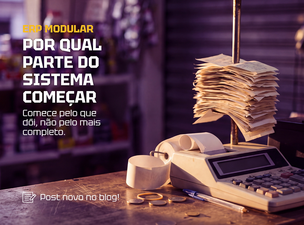 ERP modular na prática: por qual parte do sistema começar