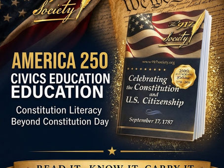 America 250 Civics Education: Why Constitution Literacy Must Continue After Constitution Day
