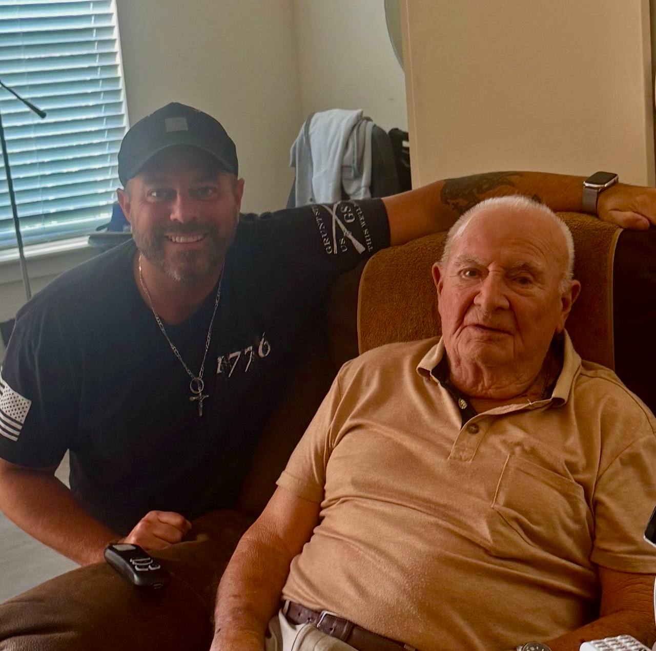 Jimmy Hayes and his grandfather — the last best day