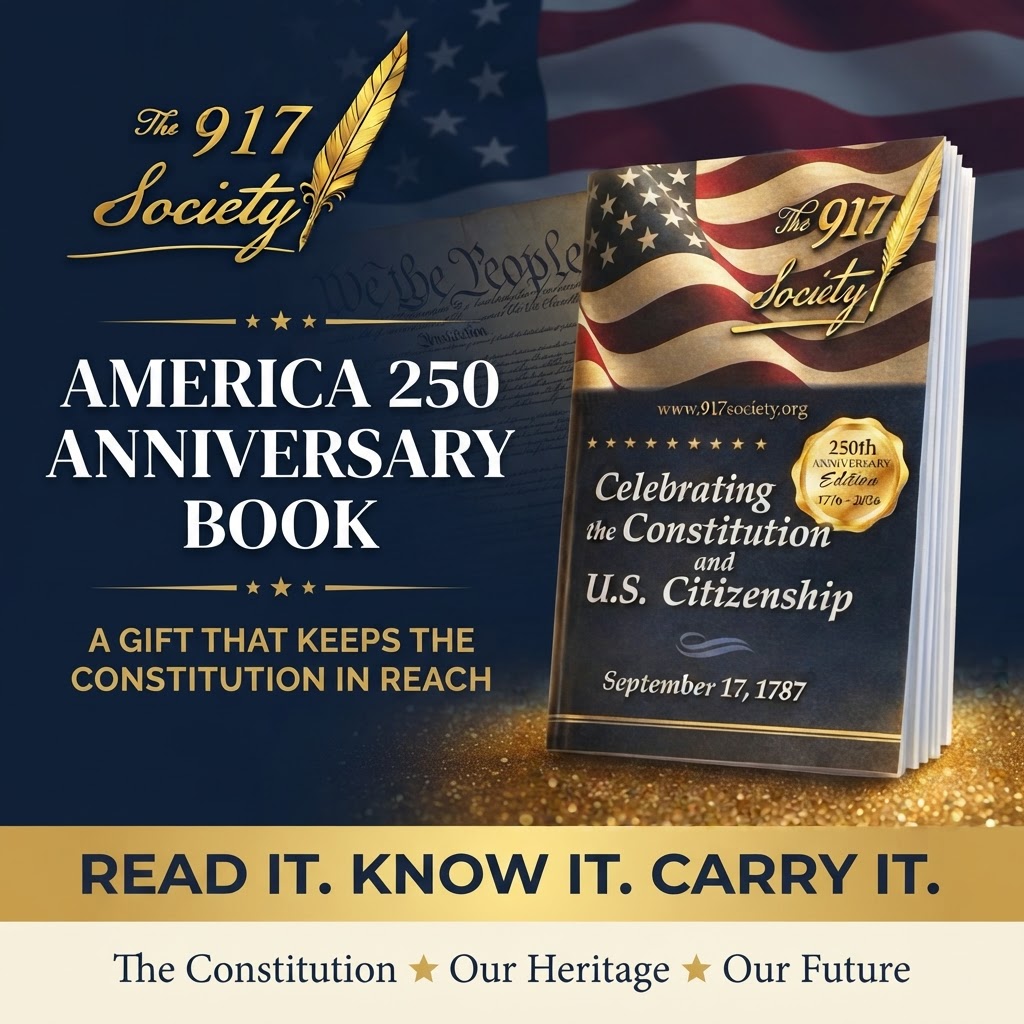 America 250 Anniversary Book: A Gift That Keeps the Constitution in Reach