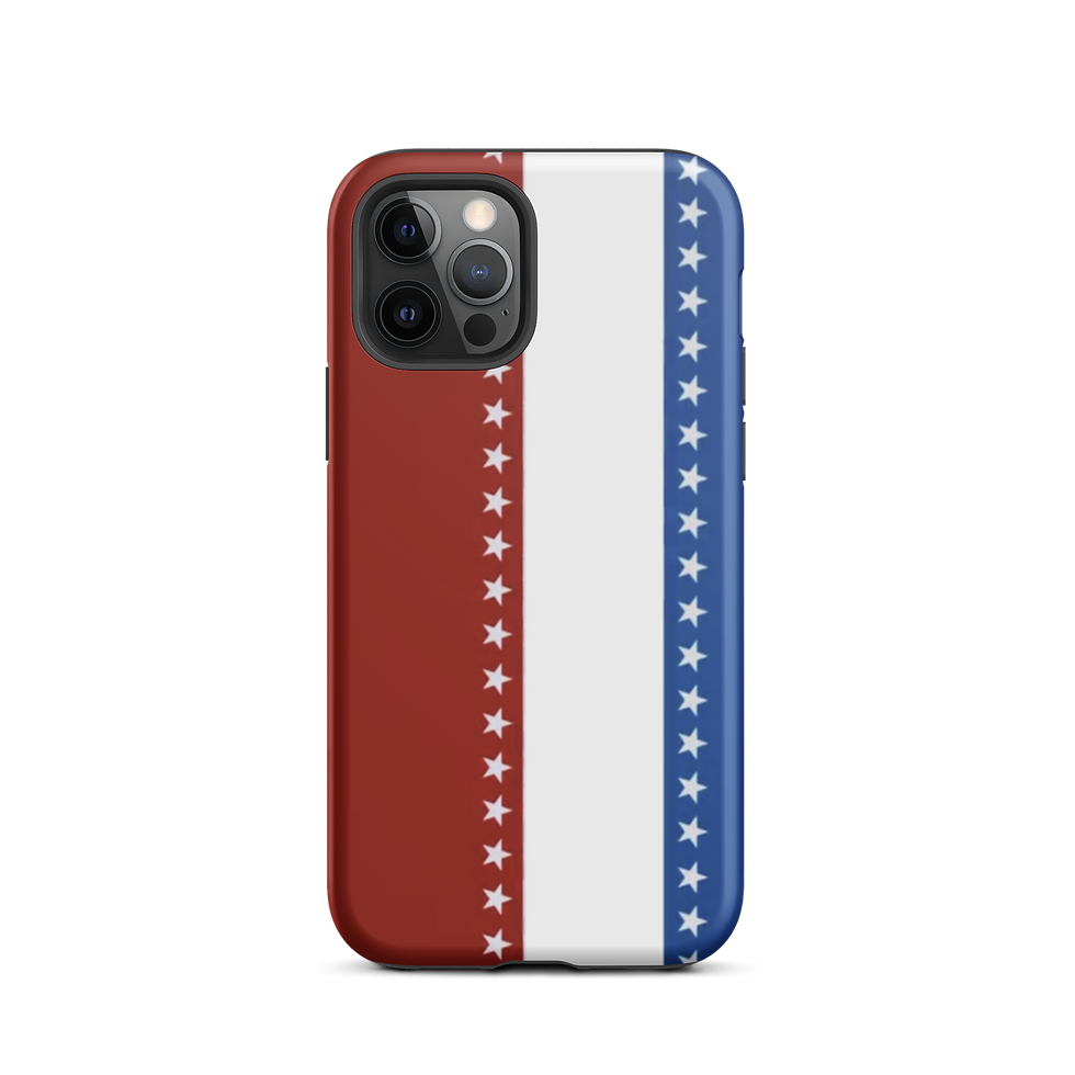 Thumbnail: Red White & Blue Tough iPhone Case