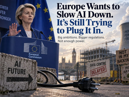 Europe Wants to Slow AI Down. It's Still Trying to Plug It In.