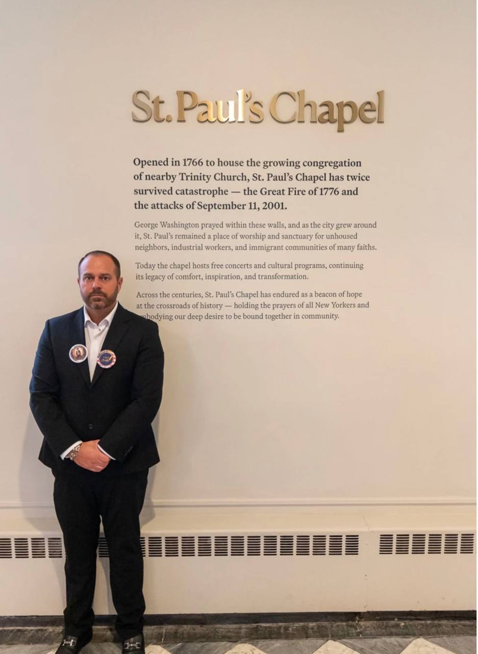 Jimmy Hayes at St. Paul's Chapel — April 30, 2026