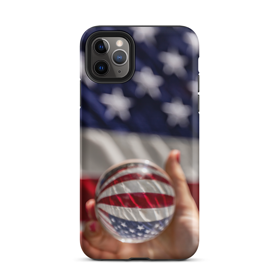 Thumbnail: Red White & Blue Ball Tough iPhone Case