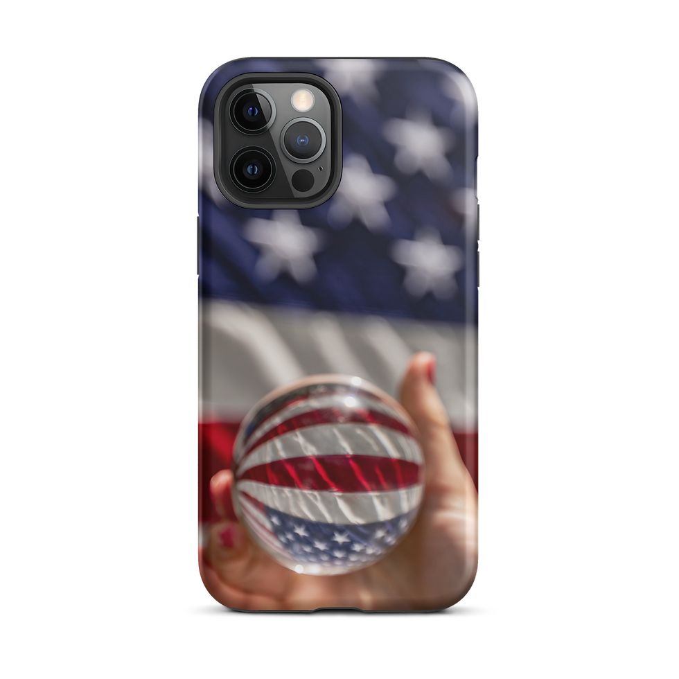 Thumbnail: Red White & Blue Ball Tough iPhone Case