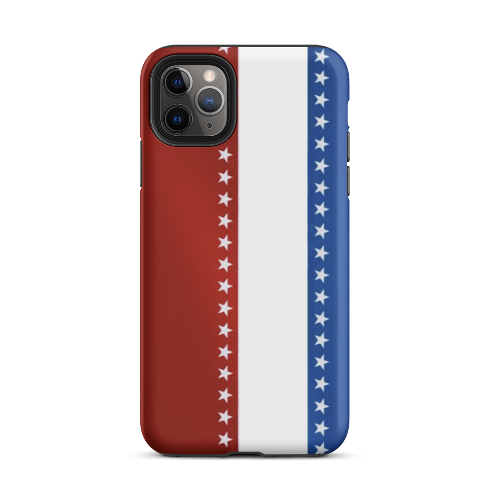 Thumbnail: Red White & Blue Tough iPhone Case