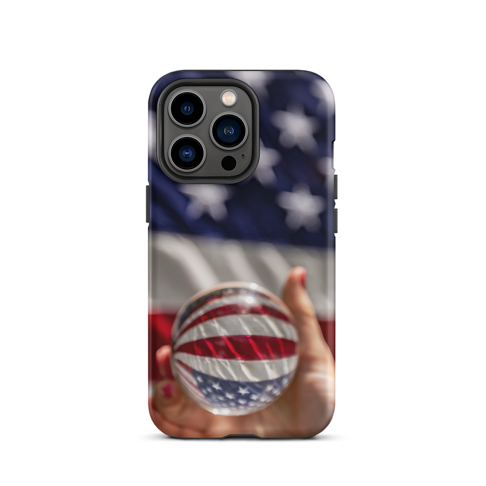 Thumbnail: Red White & Blue Ball Tough iPhone Case