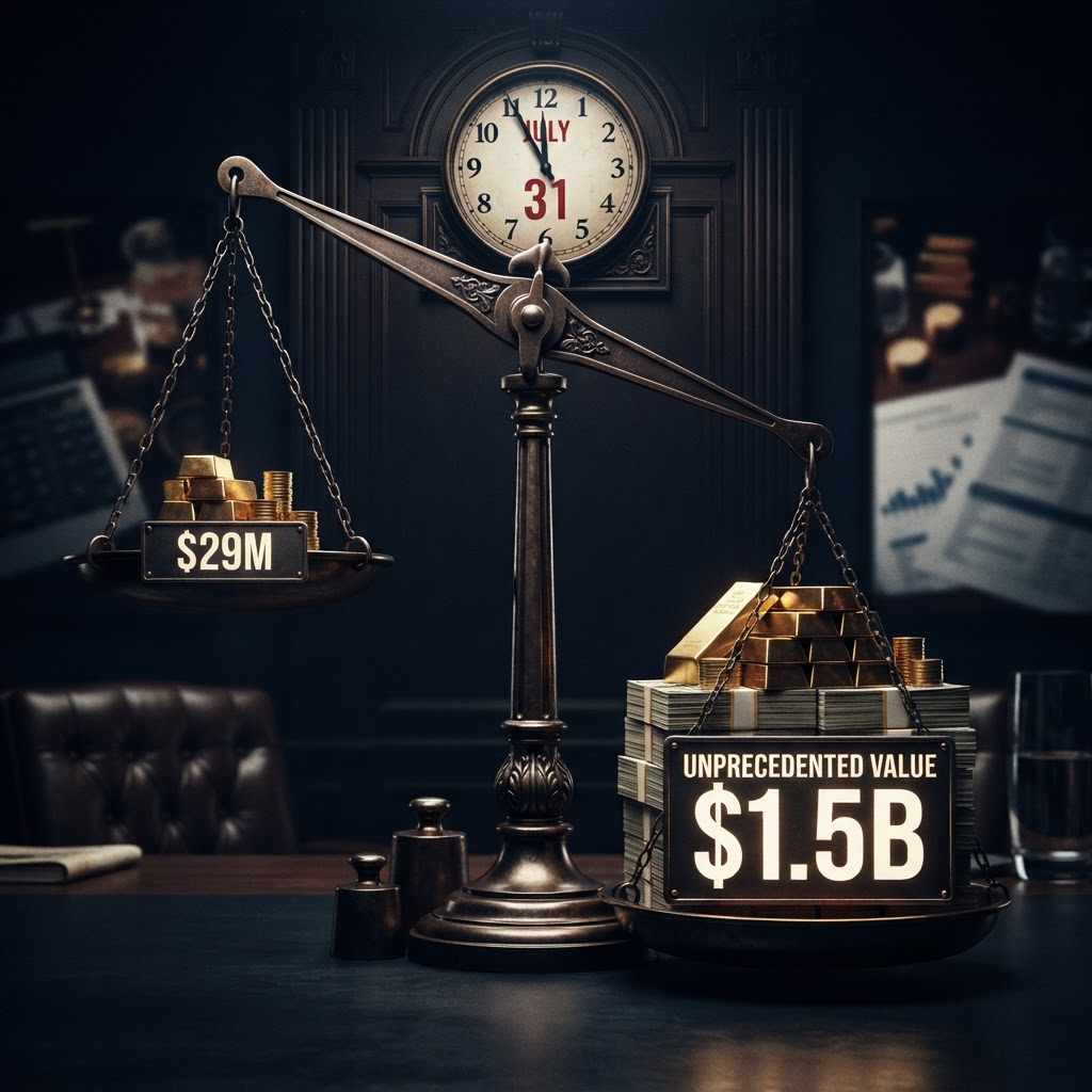 A $29M Company Is Trying to Close a $1.5 Billion Deal by July 31. Here's Why I'm Watching It.