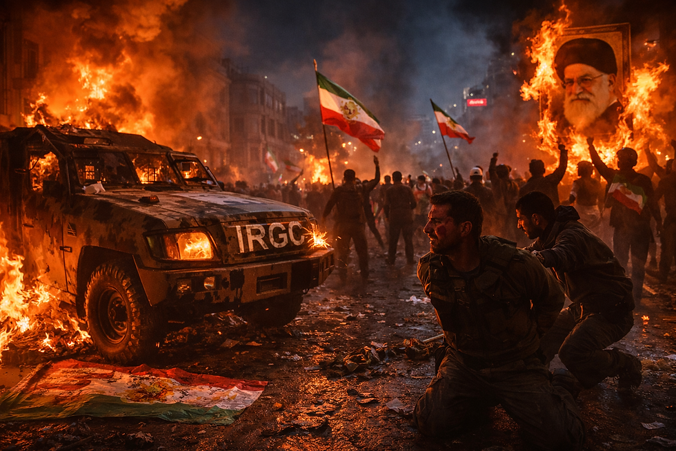 THE ISLAMIC REPUBLIC IS PARALYZED, THE IRGC IS LOSING THE COUNTRY