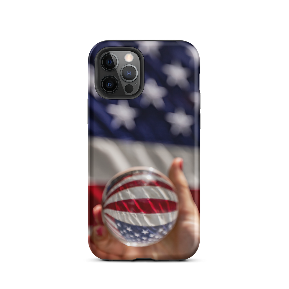 Thumbnail: Red White & Blue Ball Tough iPhone Case