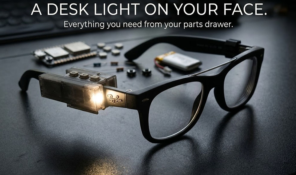 Meta Glasses, Day 15: I Needed a Light. So I Built One.