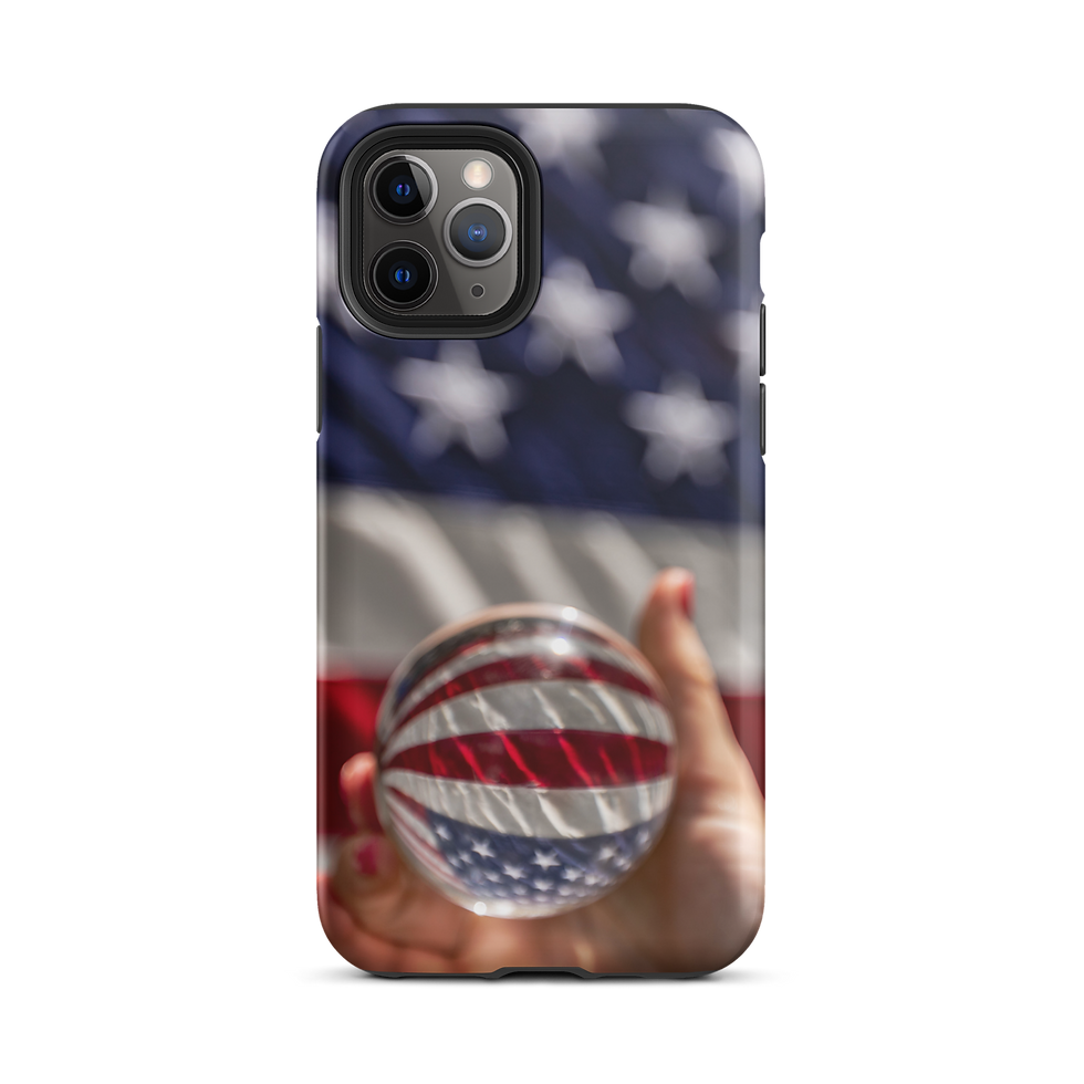 Thumbnail: Red White & Blue Ball Tough iPhone Case