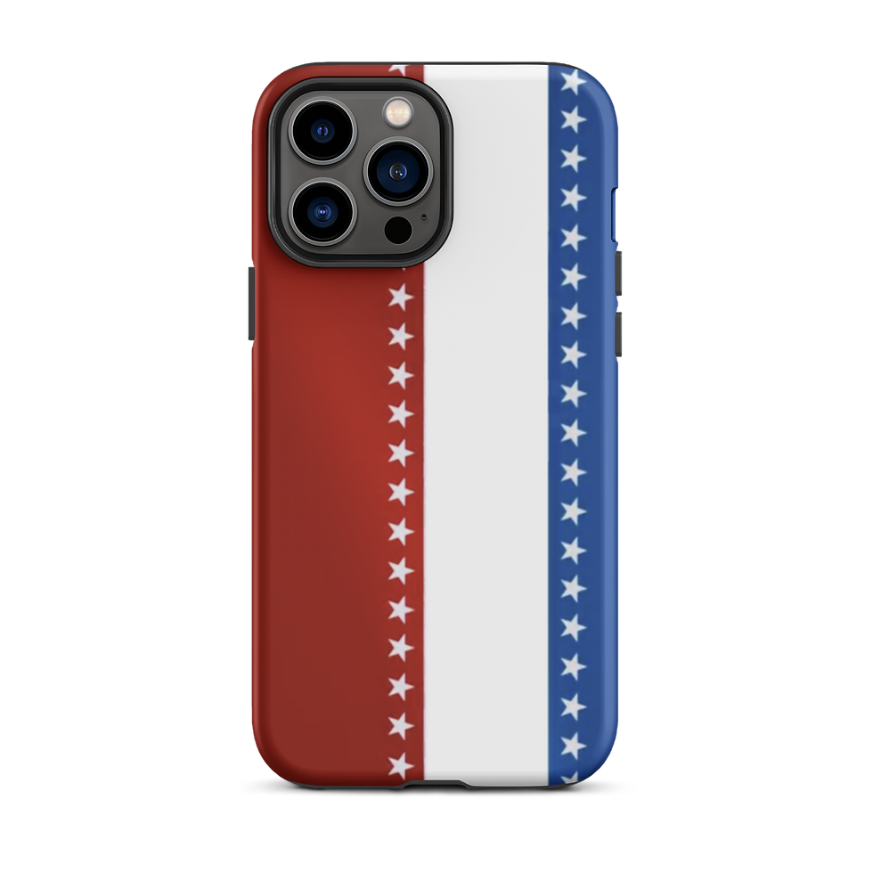 Thumbnail: Red White & Blue Tough iPhone Case
