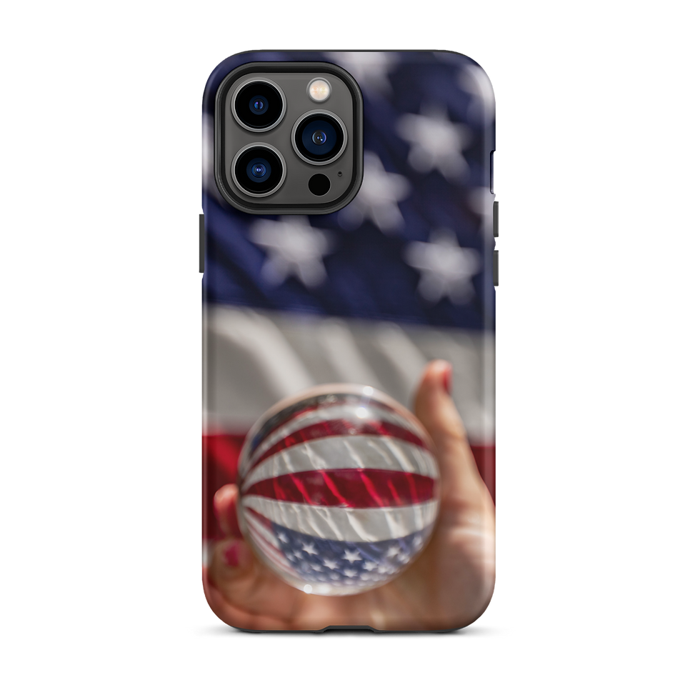 Thumbnail: Red White & Blue Ball Tough iPhone Case