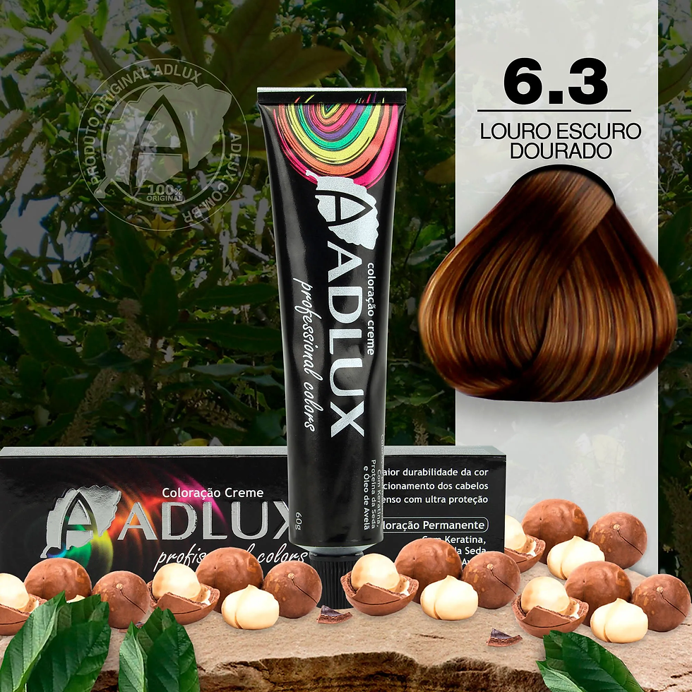 Coloração Creme Adlux 6.3 Louro Escuro Dourado – 60g