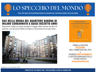 La nostra prima pagina del 26.09.2024