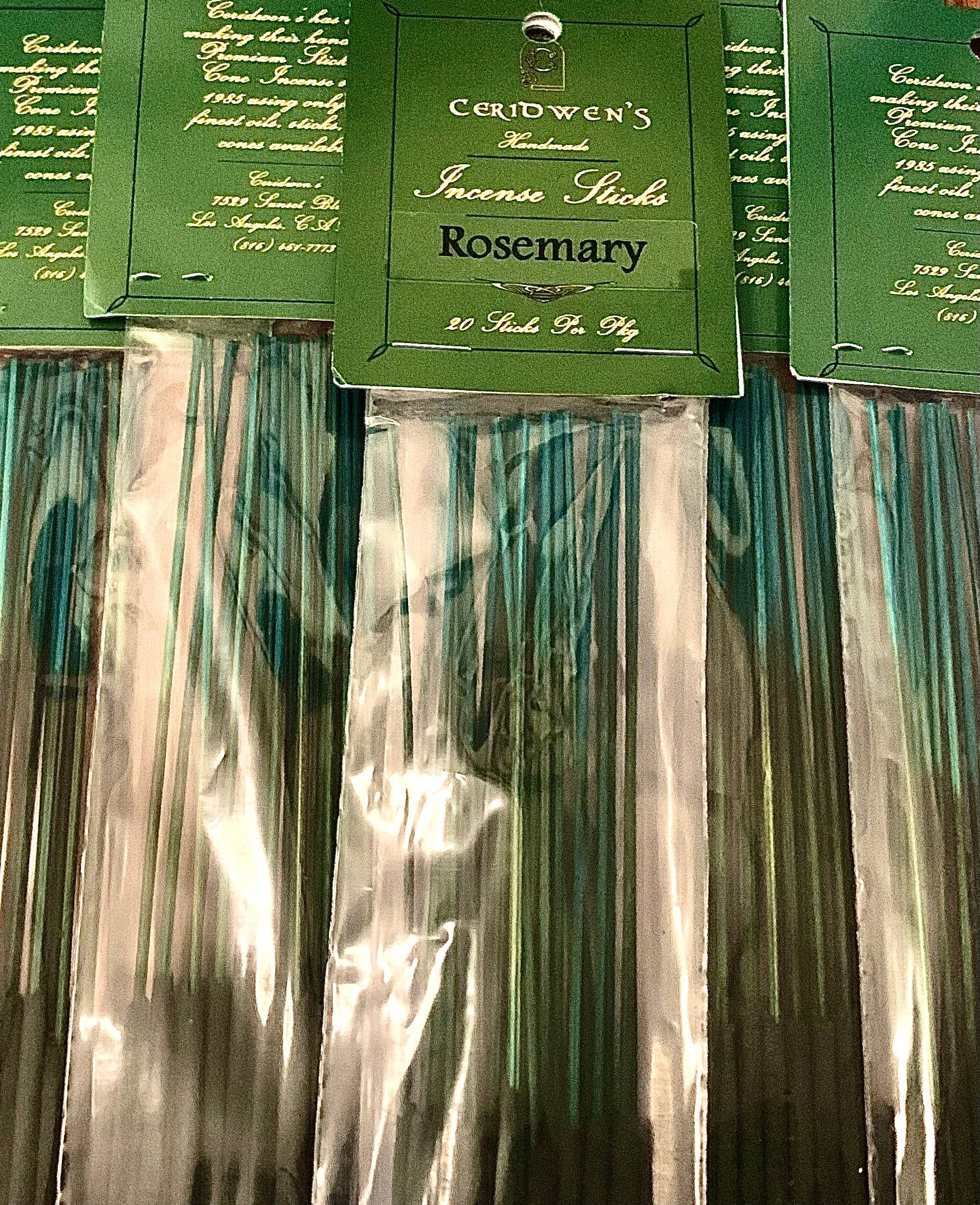 Ceridwen's Rosemary Incense Sticks for Courage and Strength