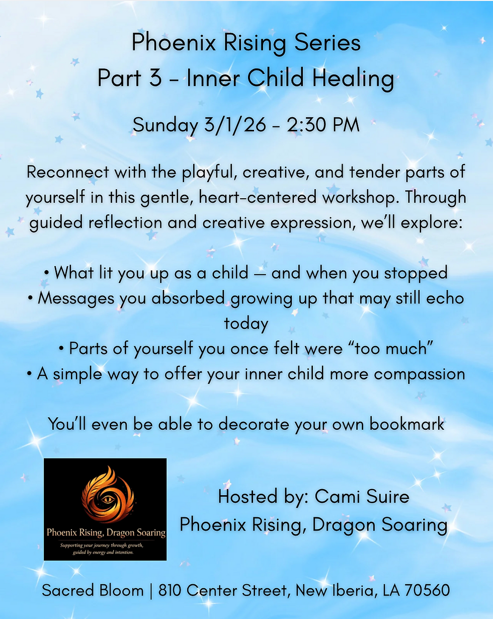 🌿 Inner Child Healing Workshop
