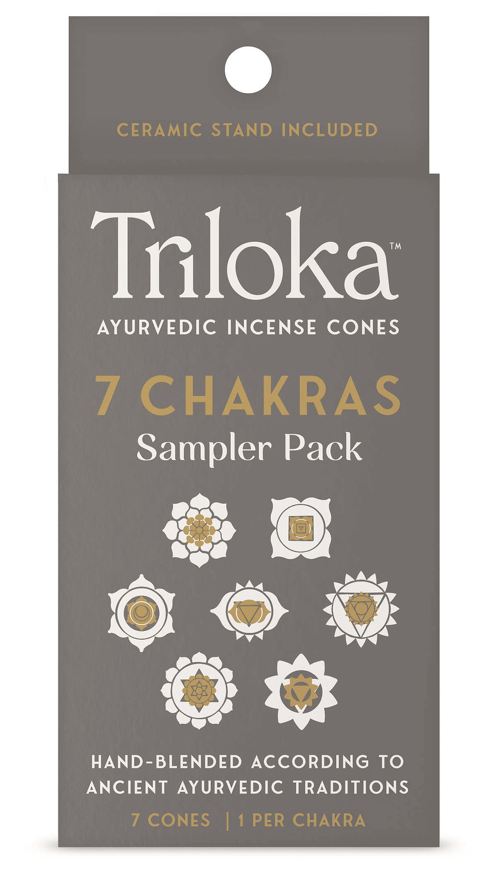 Triloka Chakra Sampler Pack Incense Cones