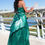 Thumbnail: Vintage Emerald Green Gown