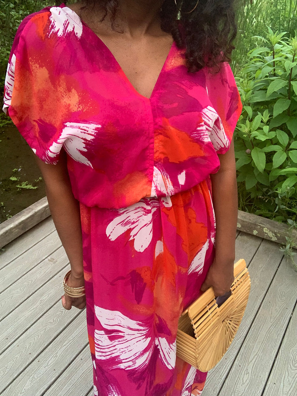 Thumbnail: Mossimo Floral Maxi Dress