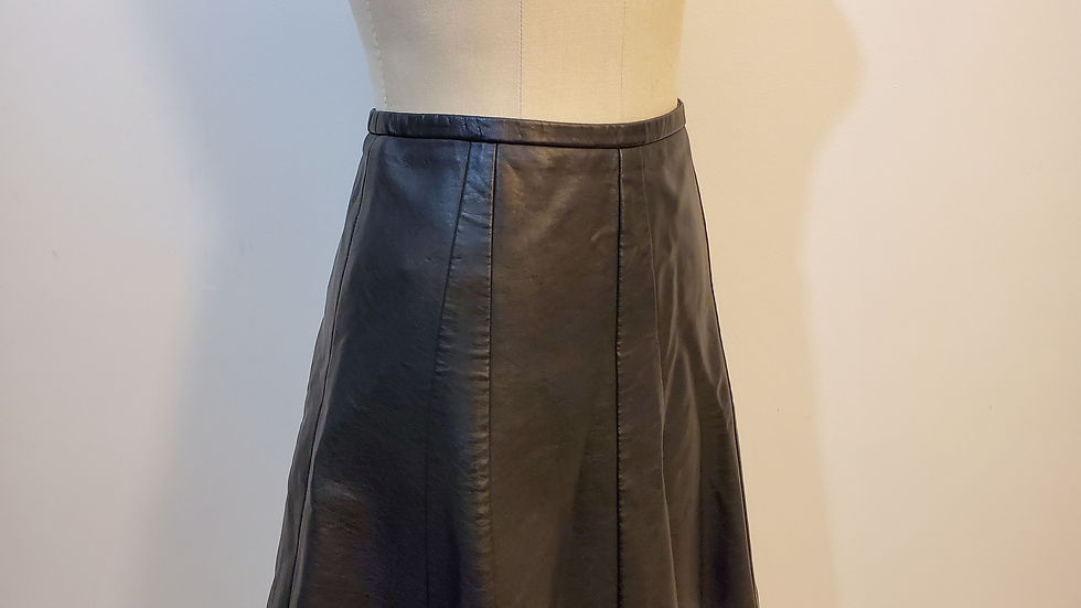 Thumbnail: The Limited Faux Leather Skater Skirt